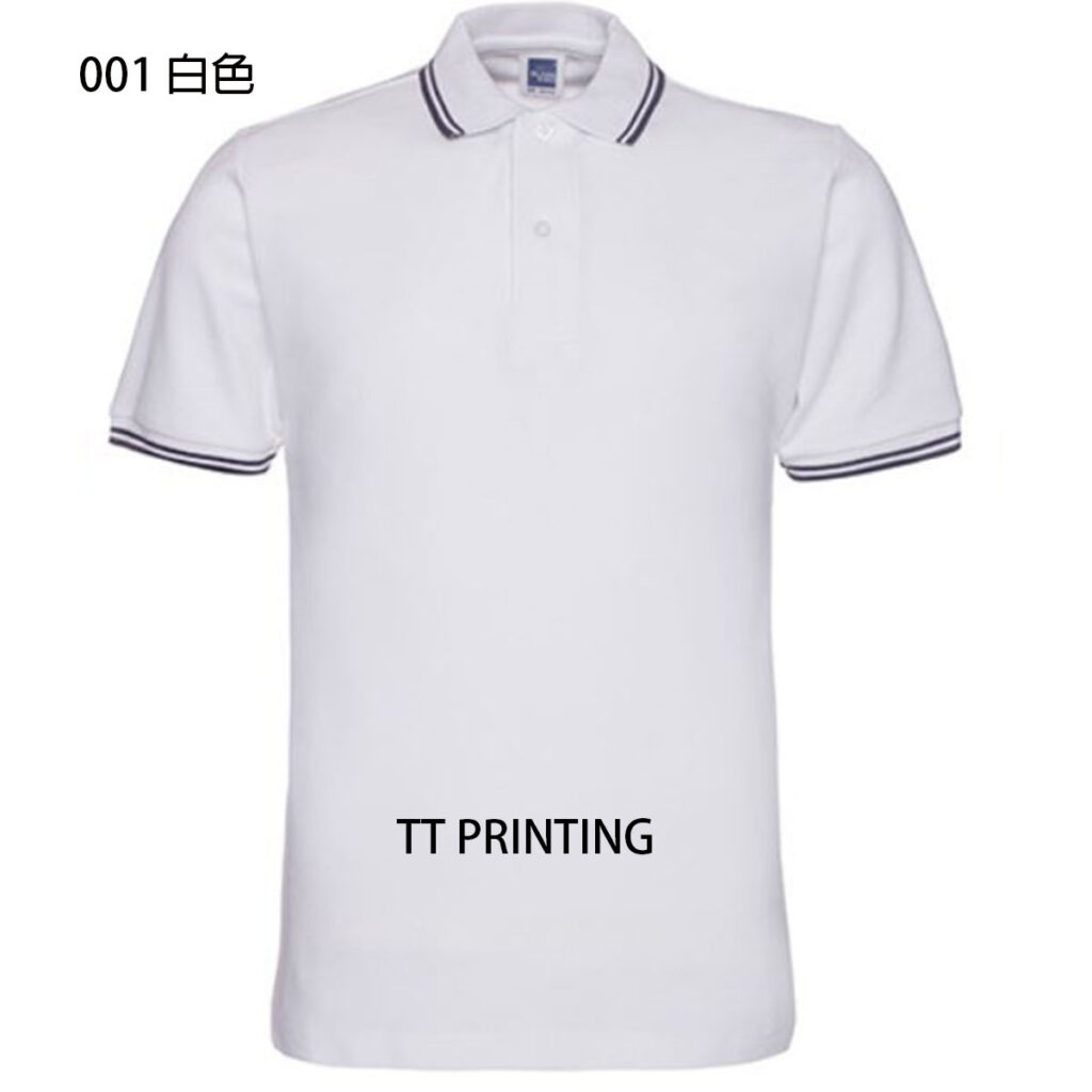 POLO-18 間色領混棉POLO
