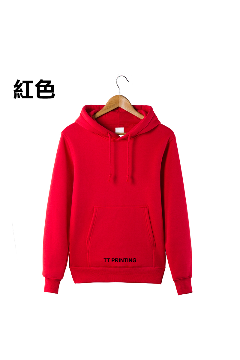 HOO-04 厚款抓絨連帽衛衣 - Image 2