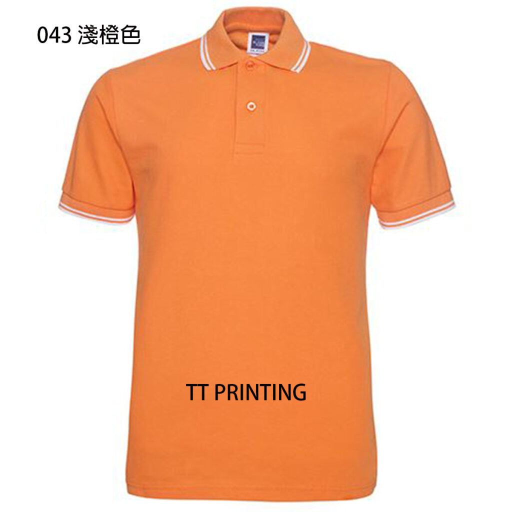 POLO-18 間色領混棉POLO