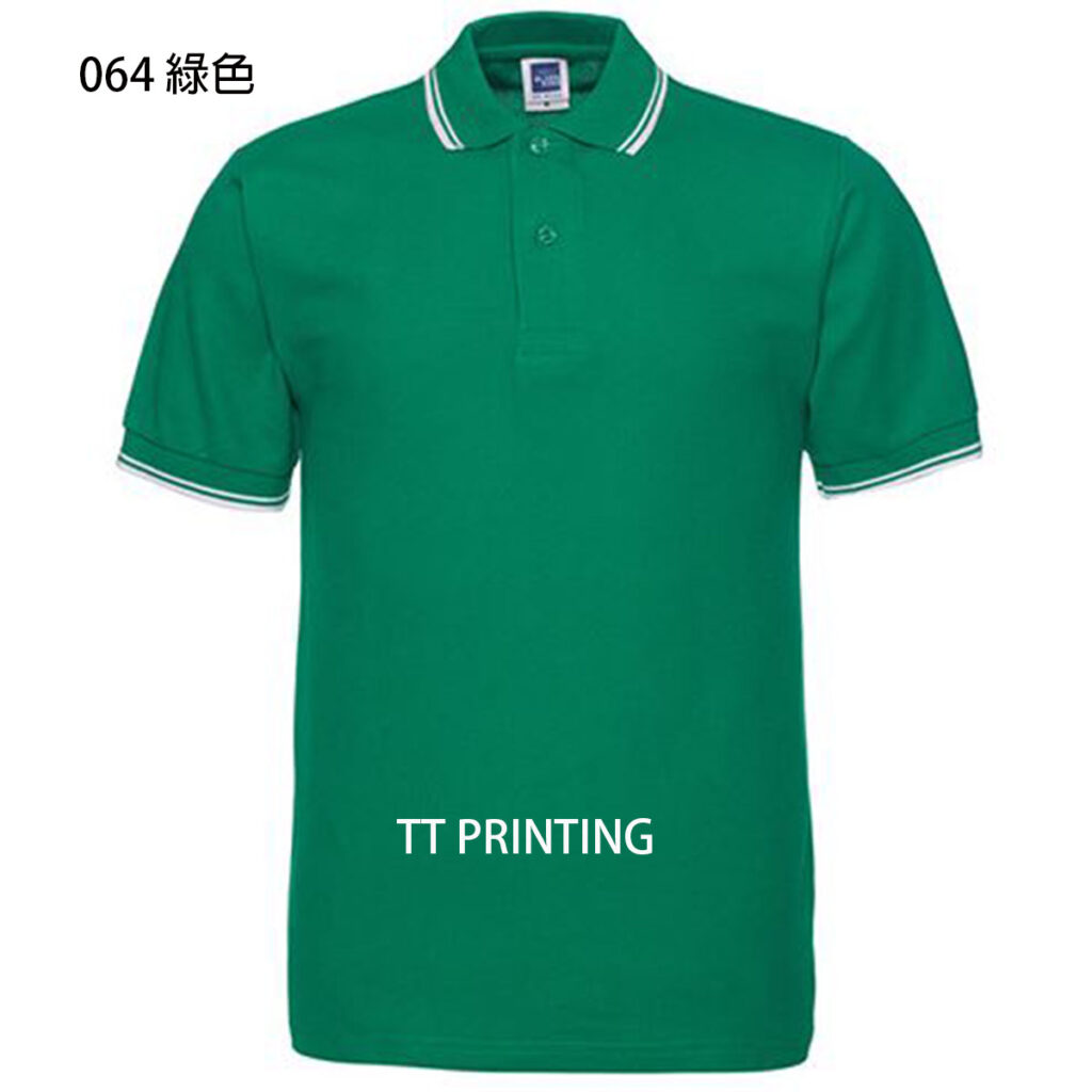 POLO-18 間色領混棉POLO