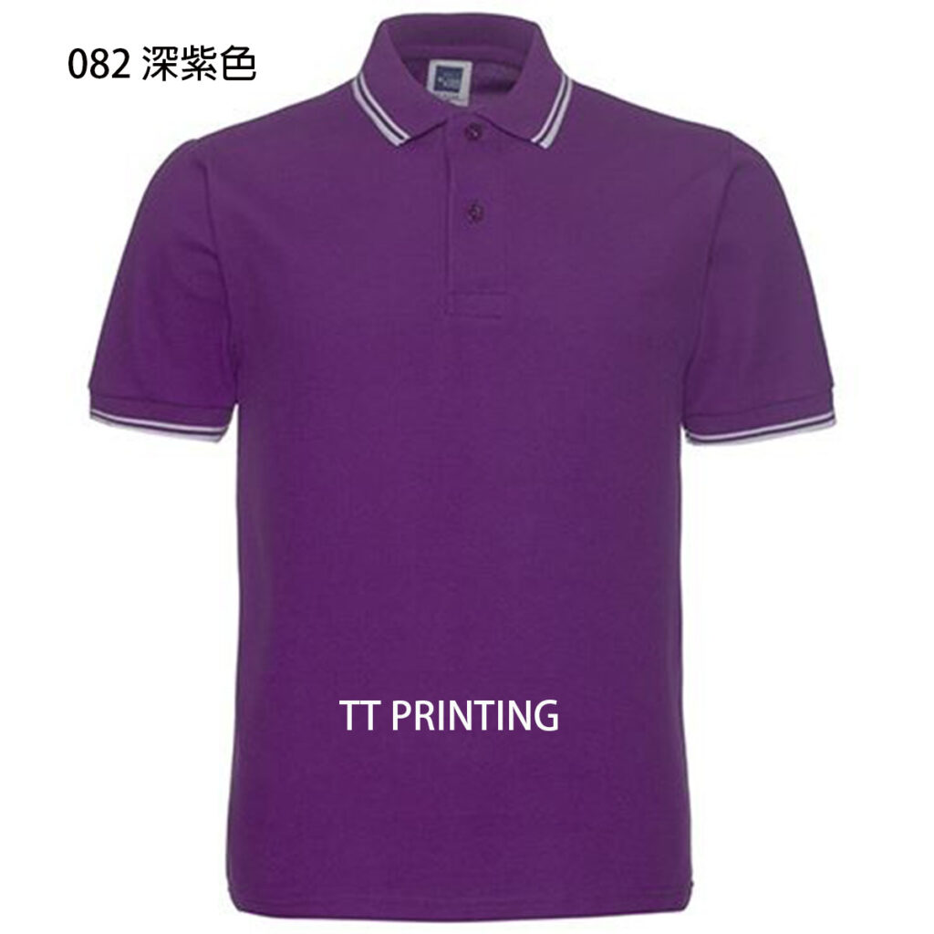 POLO-18 間色領混棉POLO