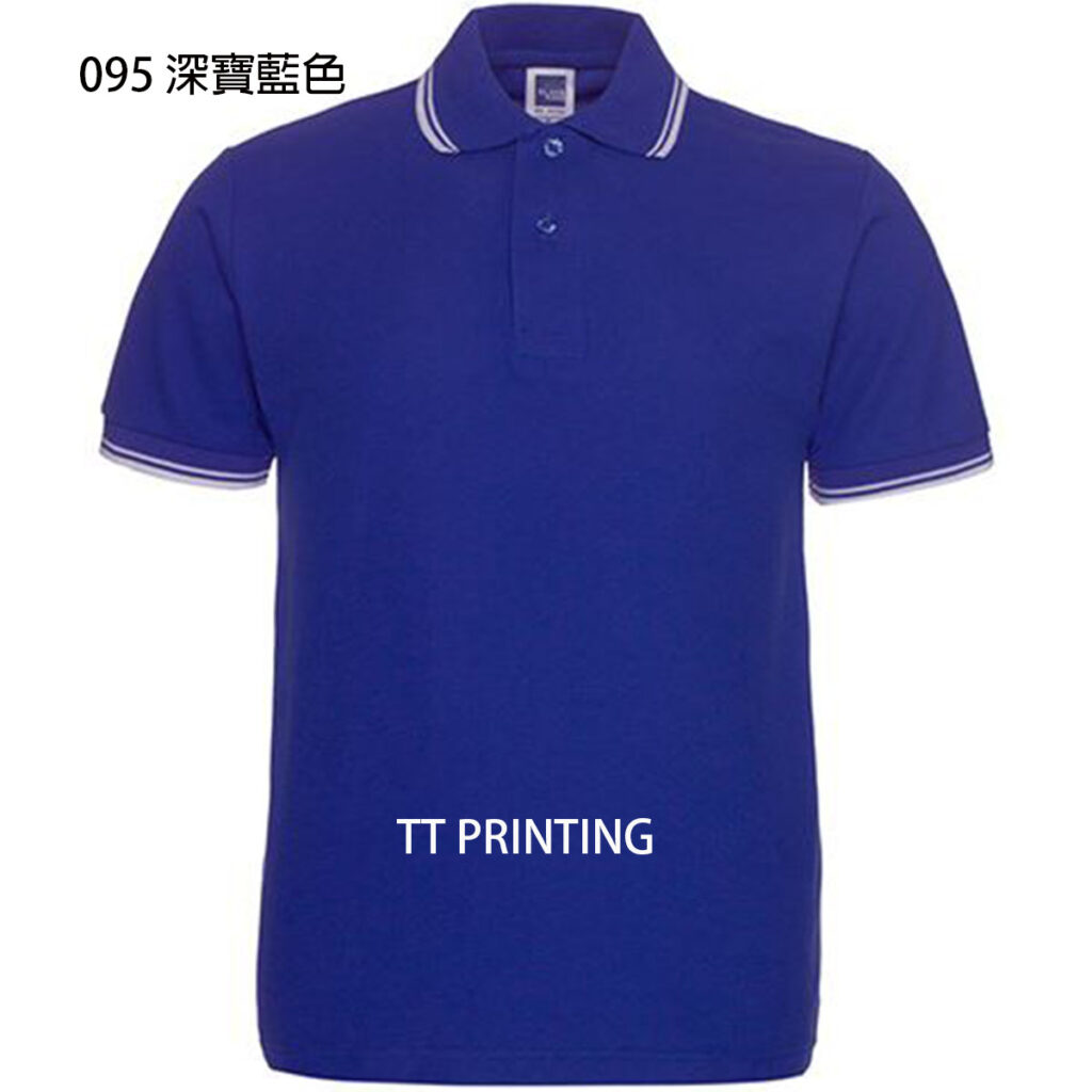POLO-18 間色領混棉POLO