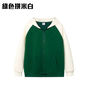 ZIP-12A 拼色全棉薄款拉鏈外套 - Image 7