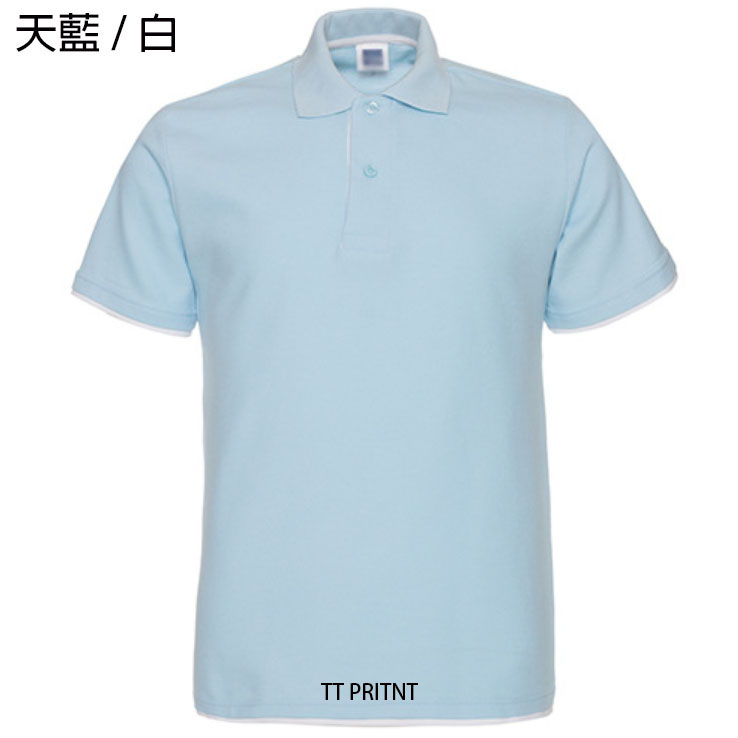 POLO-17 雙色領袖混棉POLO - Image 4