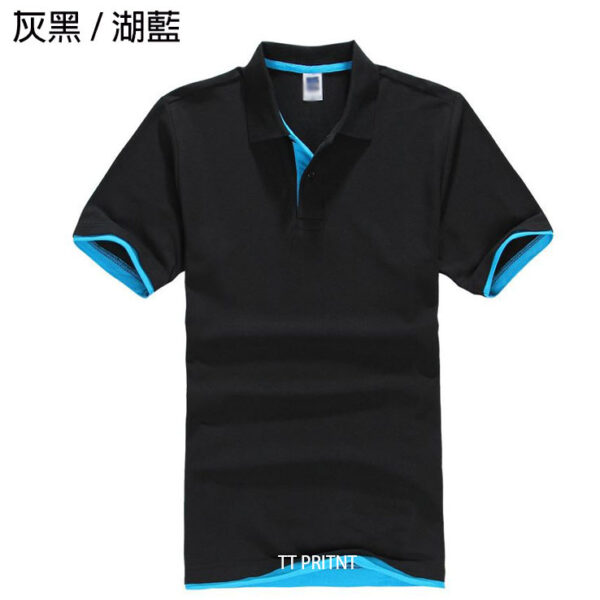 POLO-17 雙色領袖混棉POLO - Image 14