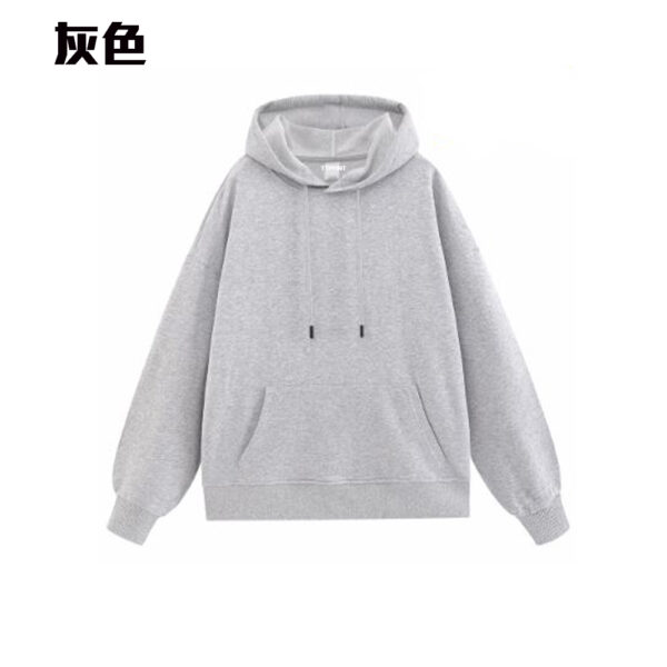 HOO-01 經濟版薄款毛圈衛衣 - Image 4