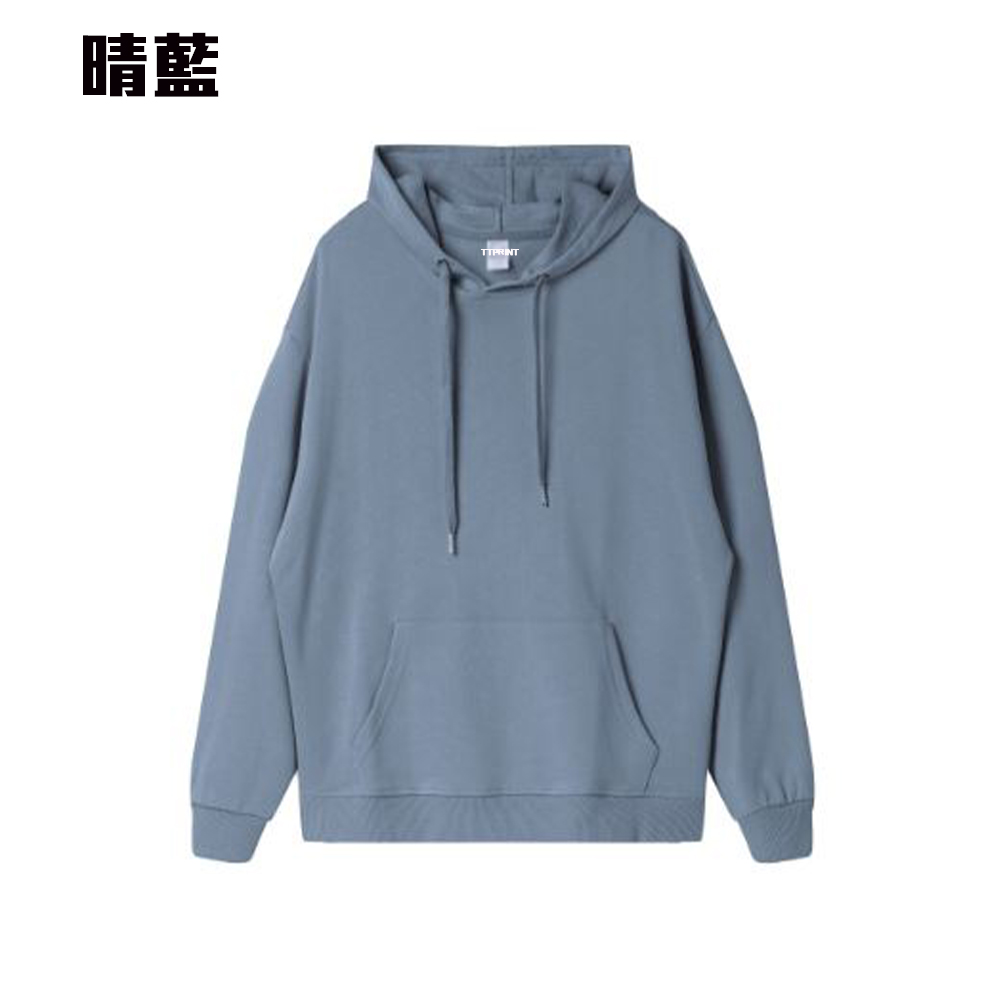 HOO-01 經濟版薄款毛圈衛衣 - Image 9