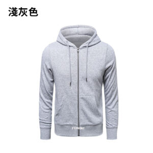 ZIP-10 經典薄款拉鏈連帽外套 - Image 5