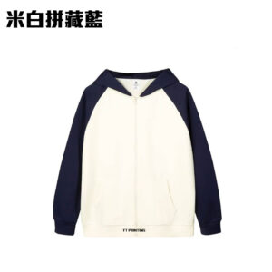 ZIP-12A 拼色全棉薄款拉鏈外套 - Image 6