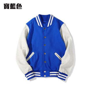 BAS-03A 薄款毛圈棒球褸 - Image 2