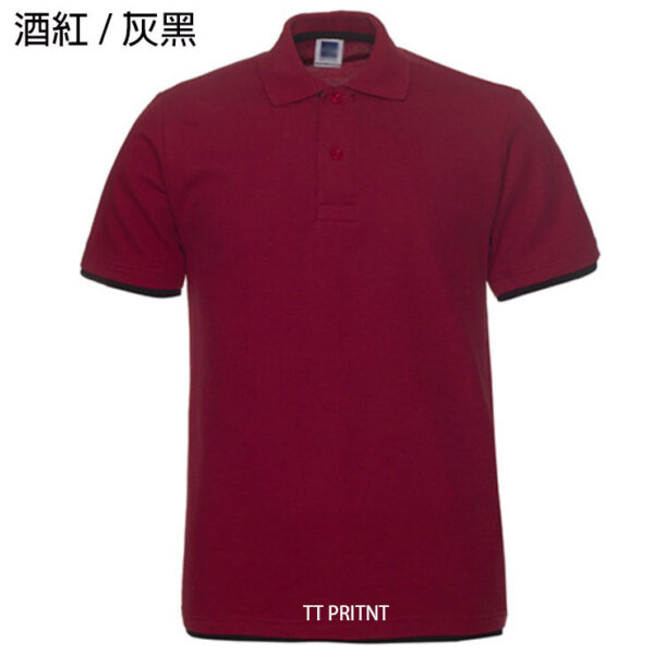 POLO-17 雙色領袖混棉POLO - Image 9