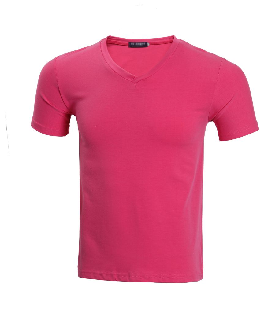 TEE-19 V領拉架棉TEE - Image 10