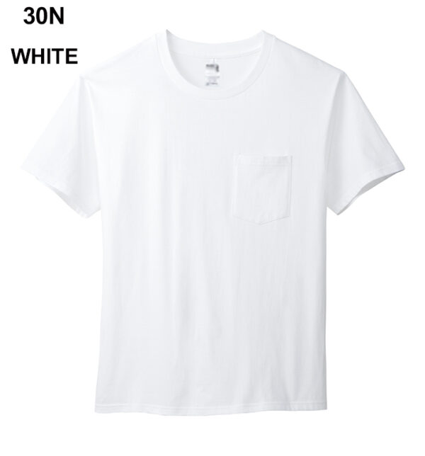 TEE-05 GILDAN HA30 全棉口袋T恤 - Image 5