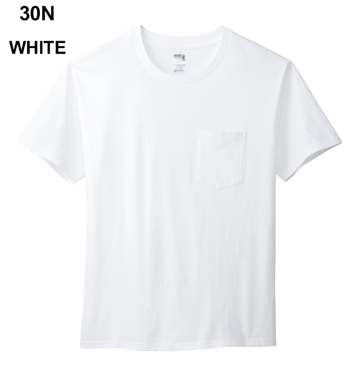 TEE-05 GILDAN HA30 全棉口袋T恤 - Image 5