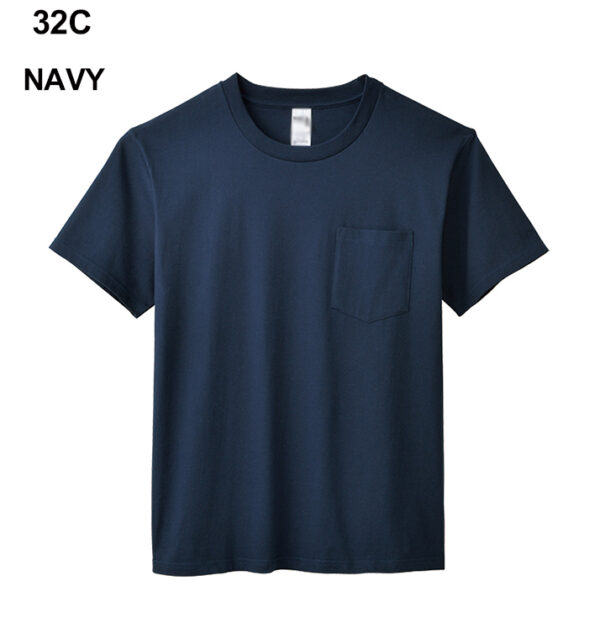 TEE-05 GILDAN HA30 全棉口袋T恤 - Image 4