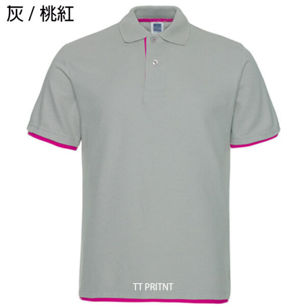 POLO-17 雙色領袖混棉POLO - Image 10