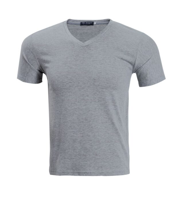 TEE-19 V領拉架棉TEE - Image 6