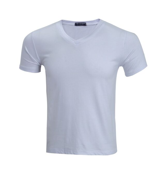 TEE-19 V領拉架棉TEE - Image 5