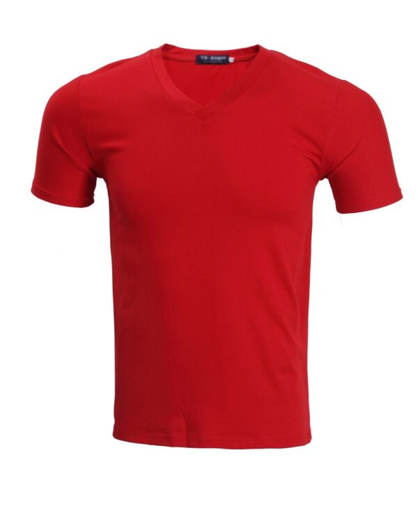 TEE-19 V領拉架棉TEE - Image 4