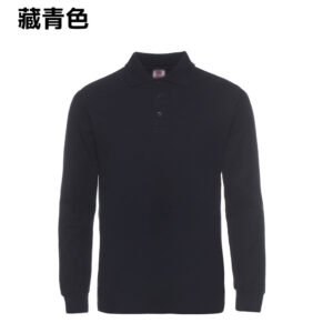 POLO-11 長袖全棉POLO - Image 4