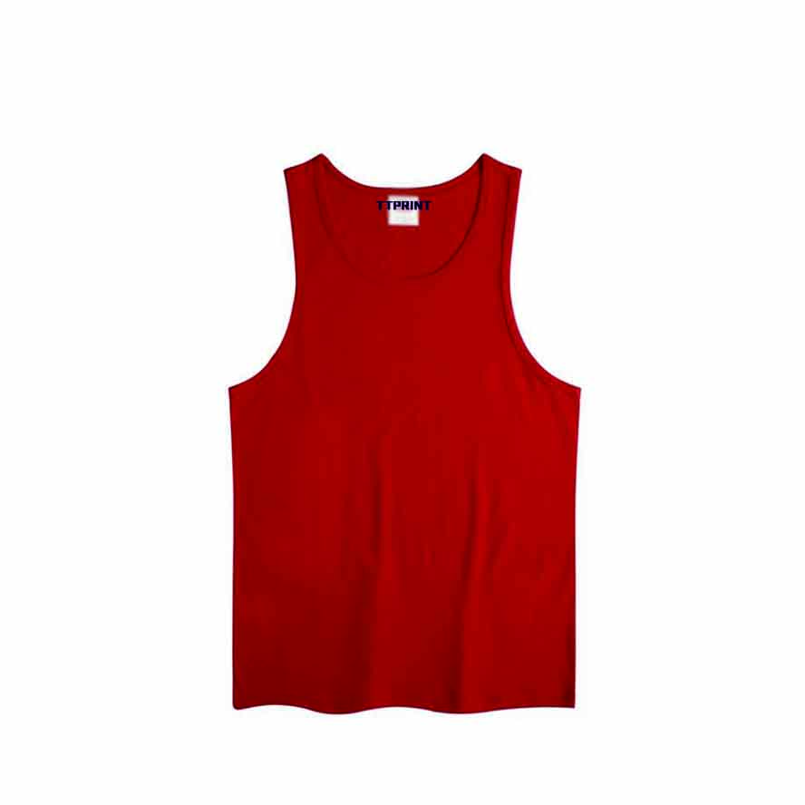 TEE-13A 淨色全棉運動背心