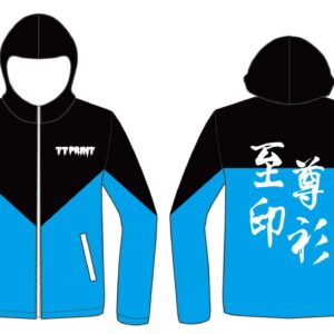 ZIP-06 訂做款全身印抓絨拉鏈外套 - Image 3
