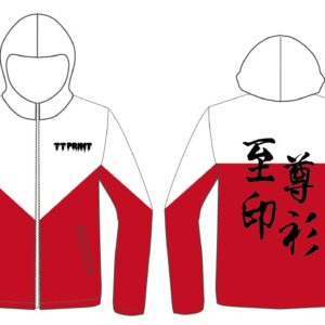 ZIP-06 訂做款全身印抓絨拉鏈外套 - Image 5