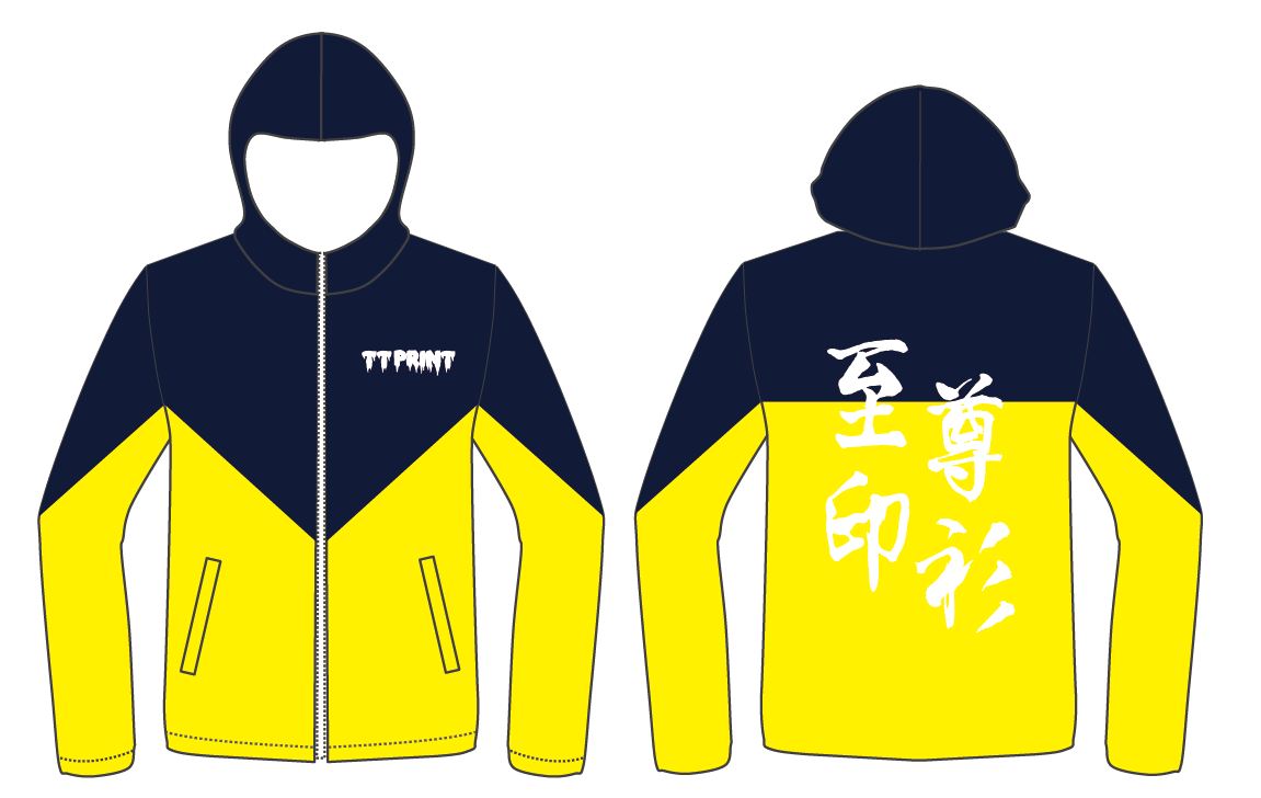 ZIP-06 訂做款全身印抓絨拉鏈外套 - Image 6