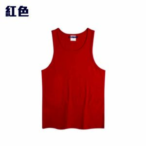 TEE-13A 淨色全棉運動背心 - Image 9