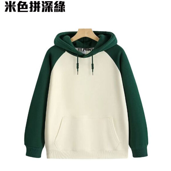 HOO-16B 拼色厚款衛衣 - Image 4