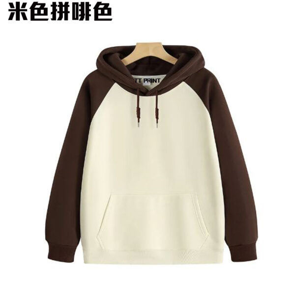 HOO-16B 拼色厚款衛衣 - Image 3