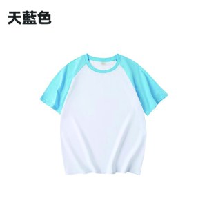 TEE-14 牛角袖全棉TEE - Image 3