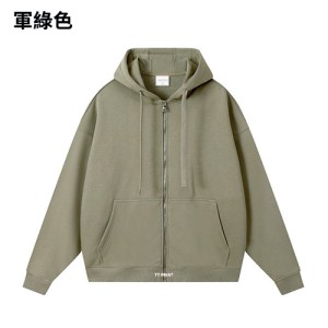 ZIP-11 雙層薄身全棉拉鏈外套 - Image 2
