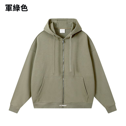 ZIP-11 雙層薄身全棉拉鏈外套