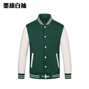 BAS-06 厚款滑面混棉棒球褸 - Image 2