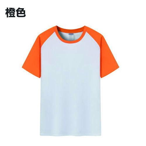 TEE-14B 精梳全棉牛角袖T恤 - Image 9