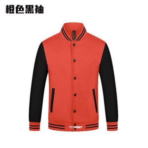 BAS-06 厚款滑面混棉棒球褸 - Image 7