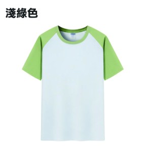 TEE-14B 精梳全棉牛角袖T恤 - Image 10