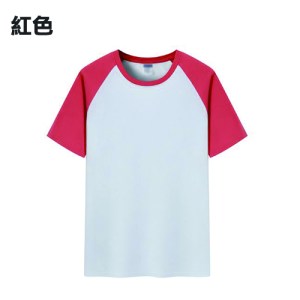 TEE-14B 精梳全棉牛角袖T恤 - Image 13