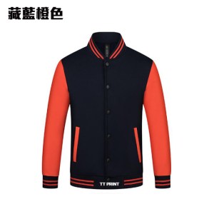 BAS-06 厚款滑面混棉棒球褸 - Image 9