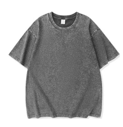 TEE-04B 240G落肩水洗TEE - Image 2