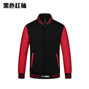 BAS-06 厚款滑面混棉棒球褸 - Image 6