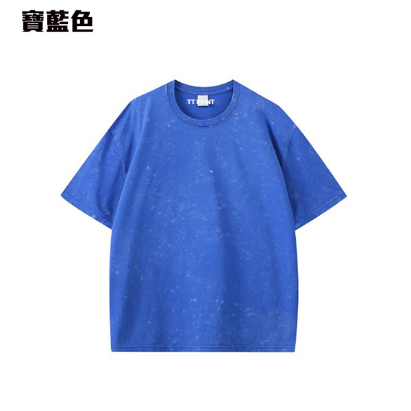 TEE-04C  OVERSIZE重磅落肩洗水TEE - Image 10