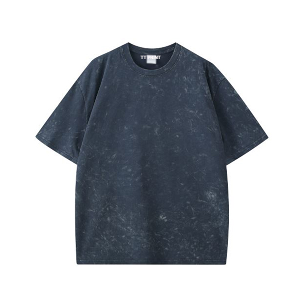 TEE-04C  OVERSIZE重磅落肩洗水TEE