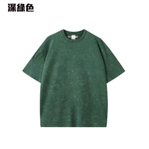 TEE-04C  OVERSIZE重磅落肩洗水TEE - Image 5