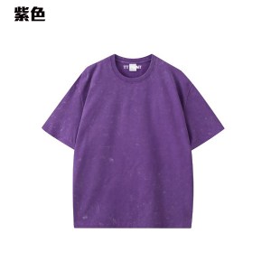 TEE-04C  OVERSIZE重磅落肩洗水TEE - Image 6