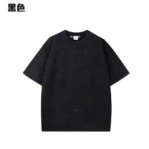 TEE-04C  OVERSIZE重磅落肩洗水TEE - Image 7