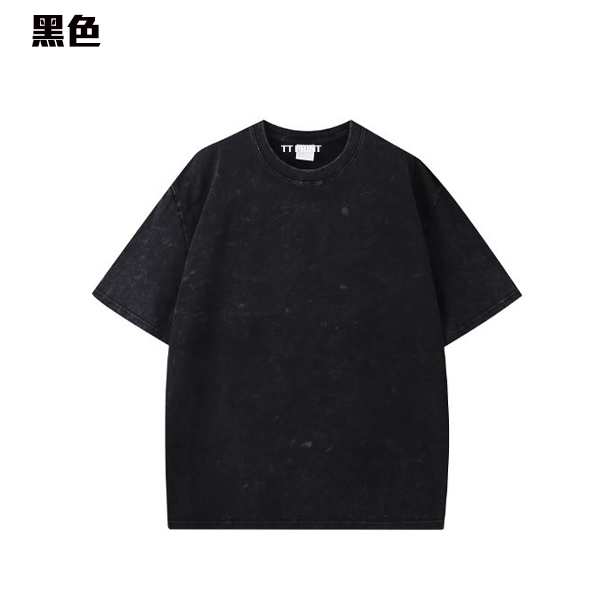 TEE-04C  OVERSIZE重磅落肩洗水TEE - Image 7