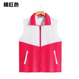 WIN-11A 拼色雙層薄款馬甲風褸 - Image 7