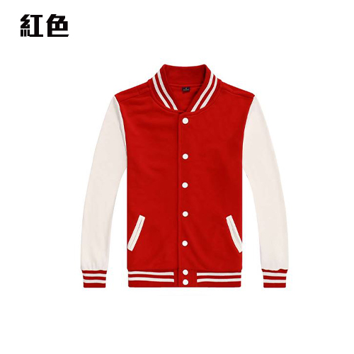 BAS-01A 薄款全棉毛圈棒球褸 - Image 5